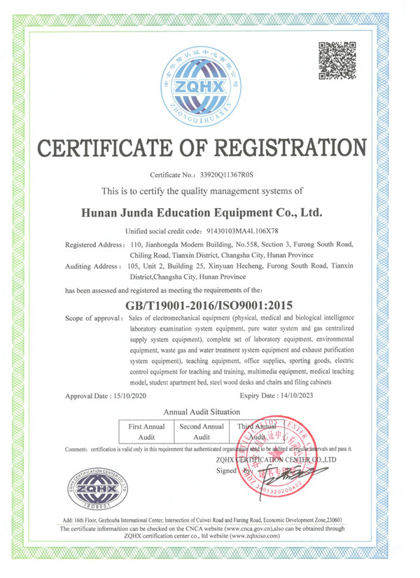 CERTIFICATE OF REGISTRATION